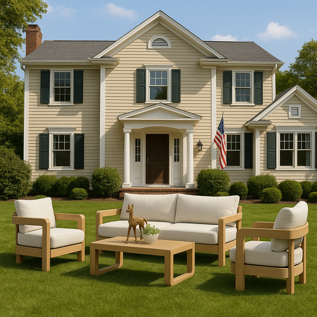 DALA ArcLuxe 4-Piece Outdoor Patio Sofa Set