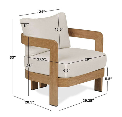 DALA ArcLuxe 4-Piece Outdoor Patio Sofa Set