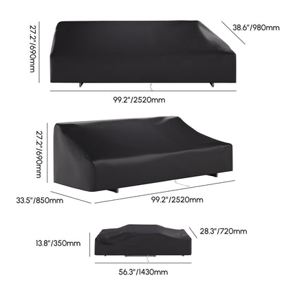 420D Tough Canvas Waterproof Outdoor Patio Furniture Covers