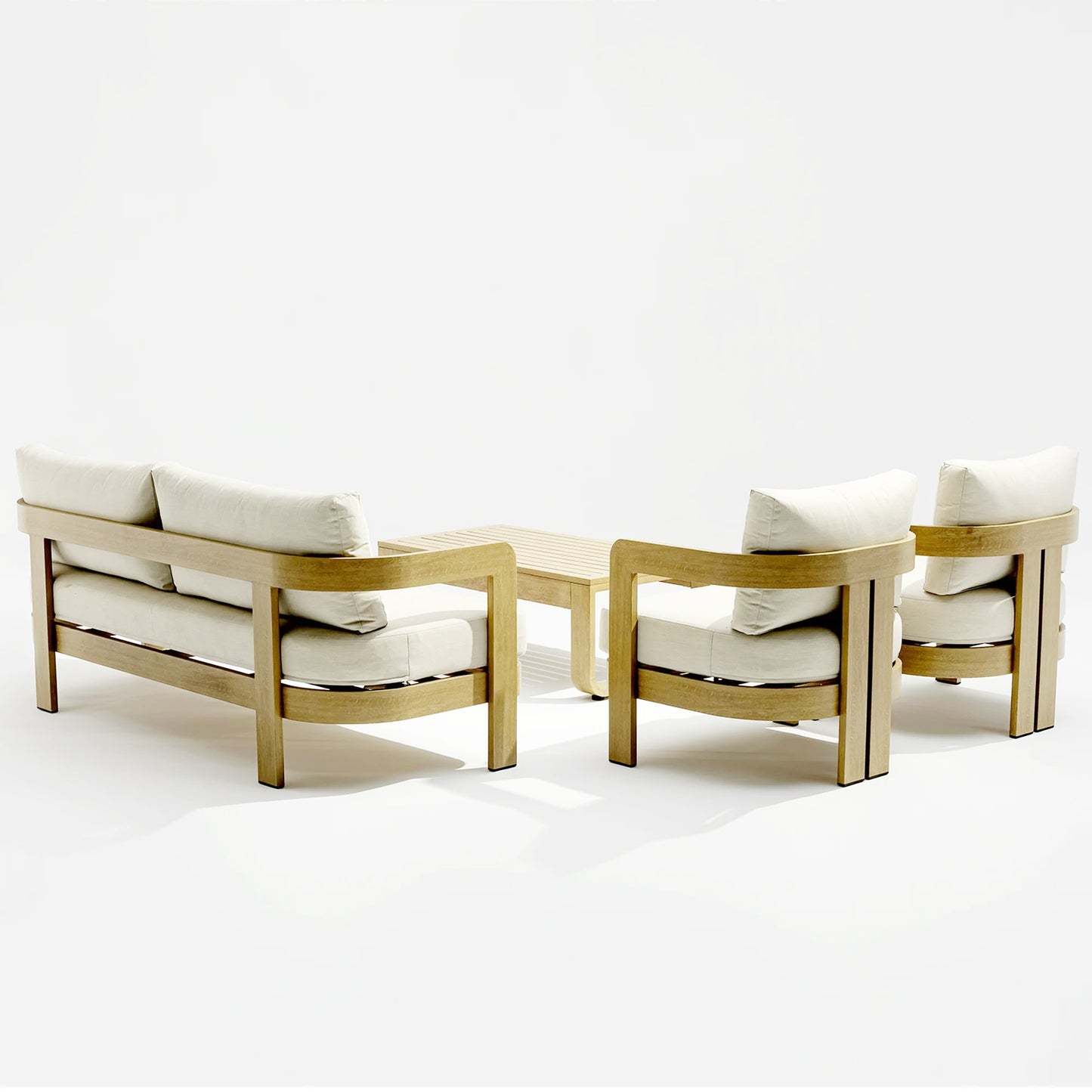 DALA ArcLuxe 4-Piece Outdoor Patio Sofa Set