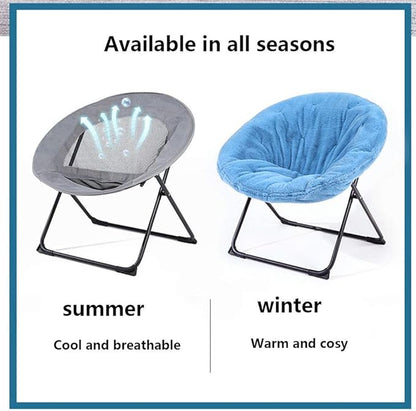 Versatile Oversized Folding Chair - Padded & Comfortable for Indoor, Outdoor, and Camping Use