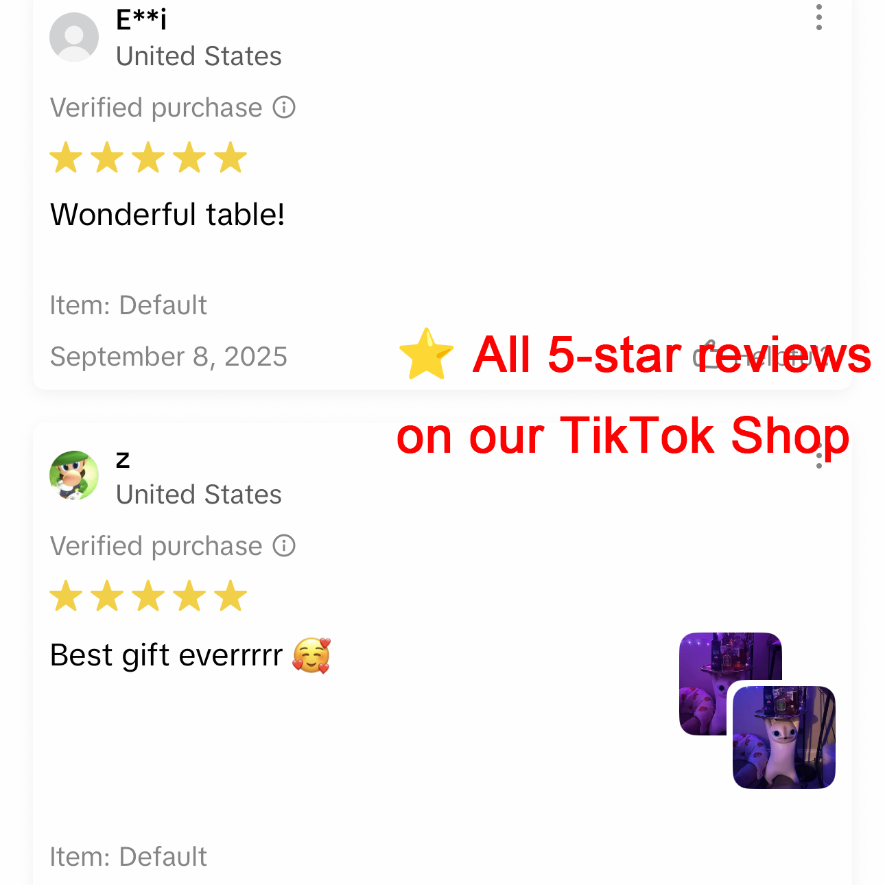 Modern Resin Cat Side Table with Gold Tray – Decorative Floor Figurine End Table